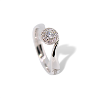 Anello solitario Recarlo R69SC001/028-14 in oro 18k e diamanti naturali Donna  - R69SC001/028-14